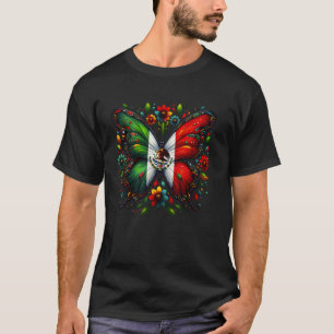 Mexikanischer Unabhängigkeitstag Schmetterling Mex T-Shirt