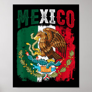 Mexikanischer Unabhängigkeitstag Viva Mexiko Fraue Poster