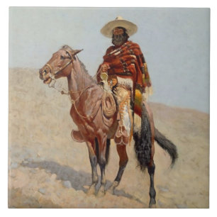 „Mexikanischer Vaquero-Reiter“ von Frederick Remin Fliese