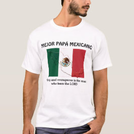 MEXIKANISCHER VATER Starker mutiger PAPÁ Personali T-Shirt