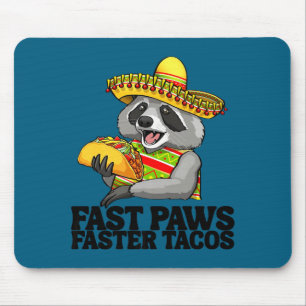 Mexikanischer Waschbär Cinco de Mayo lustig süß es Mousepad