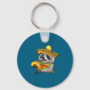 Mexikanischer Waschbär Cinco de Mayo lustig süß es Schlüsselanhänger