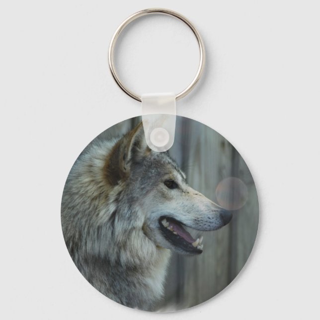Mexikanischer Wolf-Schlüsselanhänger Schlüsselanhänger (Vorderseite)