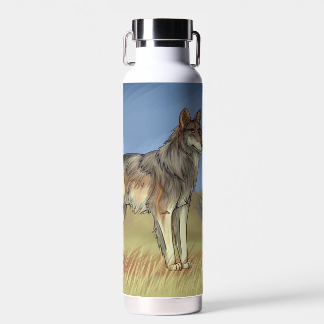 Mexikanischer Wolf Trinkflasche (Vorne)