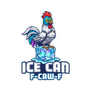 Mexikanischer Wrestler Chicken ICE Can F-Caw-F T-Shirt