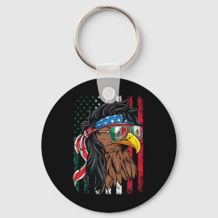 Mexikanisches amerikanisches Shirt Mexiko USA Flag Schlüsselanhänger