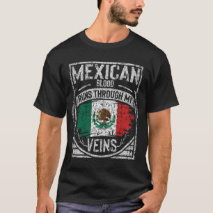 Mexikanisches Blut fließt durch meine Adern T-Shirt