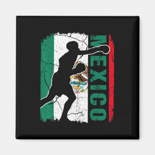 Mexikanisches Boxteam Mexikanische Flaggenboxhands Magnet