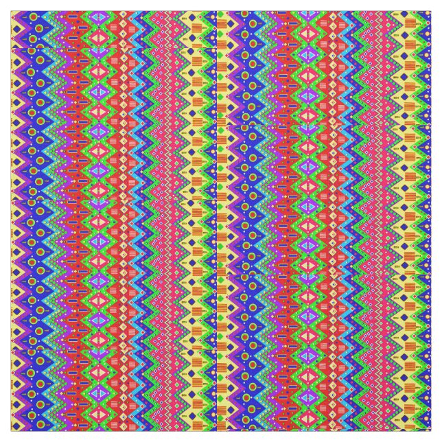 Mexikanisches buntes Muster-Gewebe Stoff (Muster)