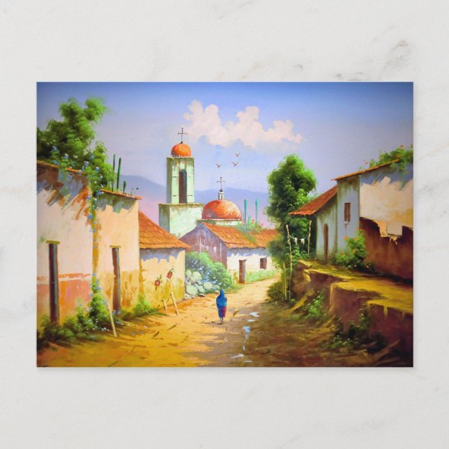 Mexikanisches Dorf El Quilete Postcard Postkarte (Vorderseite)