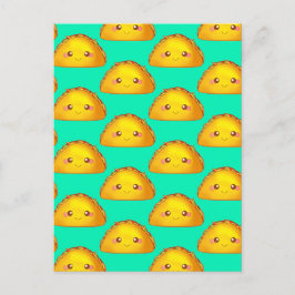 Mexikanisches Erdbeerriff - Hard Muschel Taco Postkarte