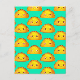 Mexikanisches Erdbeerriff - Hard Muschel Taco Postkarte