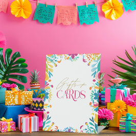 Mexikanisches Fiesta Cards & Gifts Unterzeichneris Sockelschild
