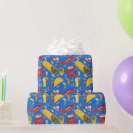 mexikanisches Fiesta Delight Wrapping Paper Geschenkpapier