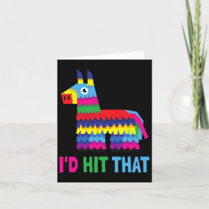 Mexikanisches Fiesta Ich würde die Funny Pinata Pa Karte
