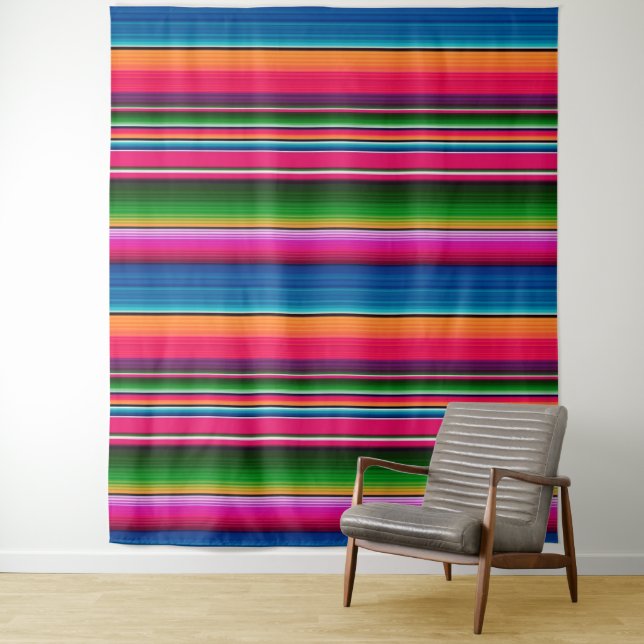 Mexikanisches Fiesta Party Blanket farbenfrohe Kul Wandteppich (Beispiel)