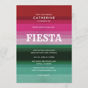 Mexikanisches Fiesta-Party Einladung