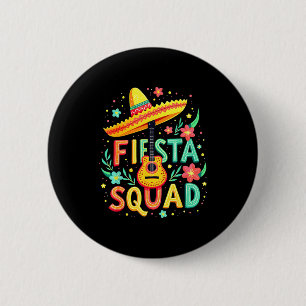 Mexikanisches Fiesta-Squad-Shirt für die Cinco-De- Button