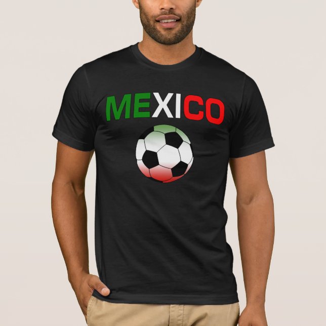 Mexikanisches Fußballspiel-Shirt T-Shirt (Vorderseite)