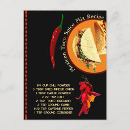 Mexikanisches Gewürz-Mix Rezept Postkarte