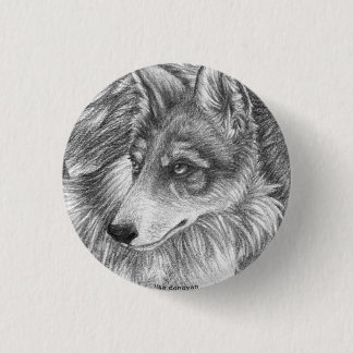 Mexikanisches grauer Wolf-Button Button