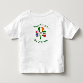 Mexikanisches Irish American Flag Kleeblatt Person Kleinkind T-shirt