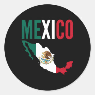 Mexikanisches Land Runder Aufkleber