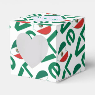 Mexikanisches LOVE Kachelgrün Personalisiertes Her Geschenkschachtel