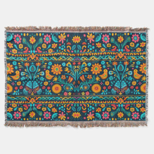 Mexikanisches Muster für Vögel und Blume Decke