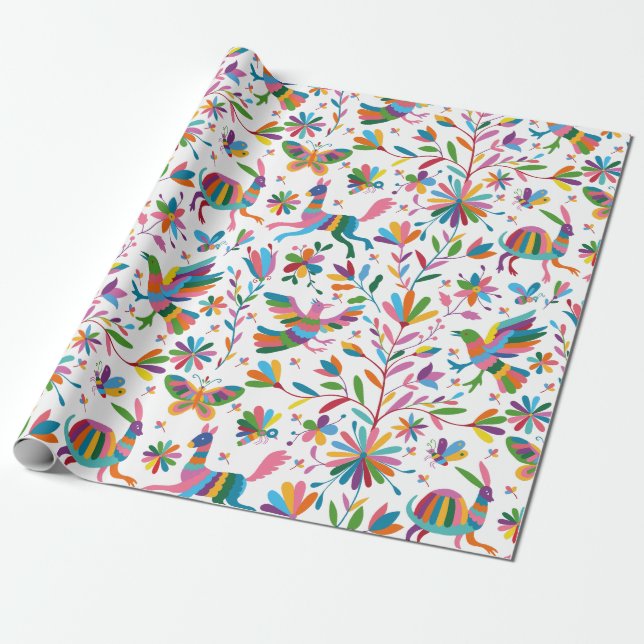 mexikanisches osmanisches Muster Geschenkpapier (Ungerollt)