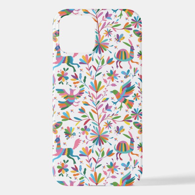 mexikanisches osmanisches Muster iPhone 12 Hülle (Rückseite)