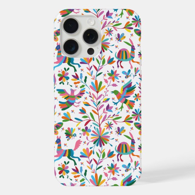 mexikanisches osmanisches Muster iPhone 15 Pro Max Hülle (Rückseite)
