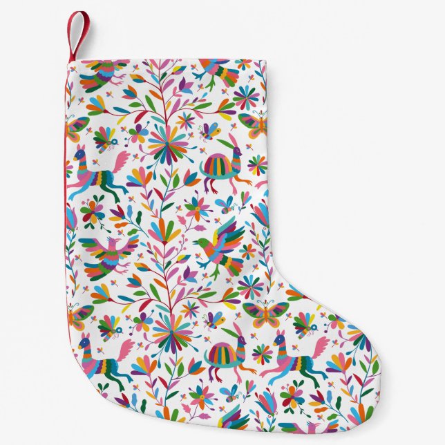 mexikanisches osmanisches Muster Kleiner Weihnachtsstrumpf (Vorderseite)