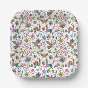 mexikanisches osmanisches Muster Pappteller