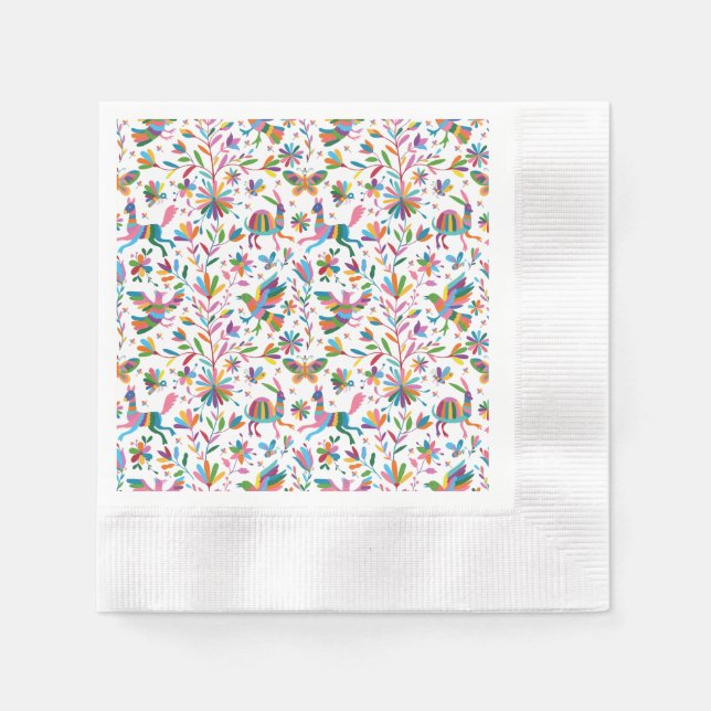 mexikanisches osmanisches Muster Serviette (Vorderseite)