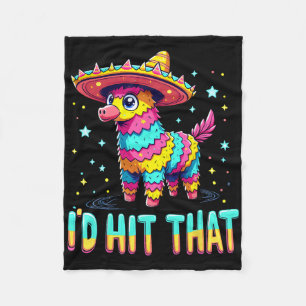 Mexikanisches Party Pinatas ich würde treffen, das Fleecedecke