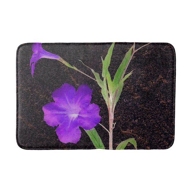 Mexikanisches Petunia Lila Badematte (Vorderseite)