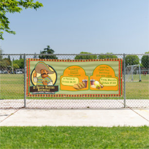 Mexikanisches Restaurant-Essen-Preisgestaltung gro Banner