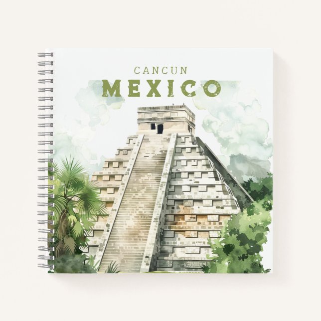mexikanisches Ruin Travel Journal Notizbuch (Vorderseite)
