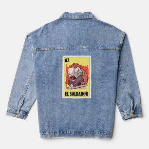 Mexikanisches Schweißen für Welders El Soldador 1 Jeansjacke