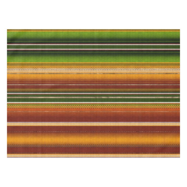 Mexikanisches serape #1 tischdecke (Vorderseite (Horizontal))