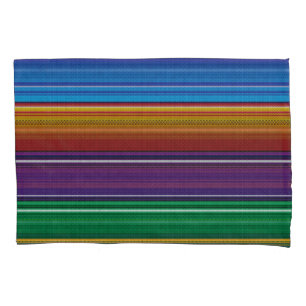 Mexikanisches serape #3 kissenbezug