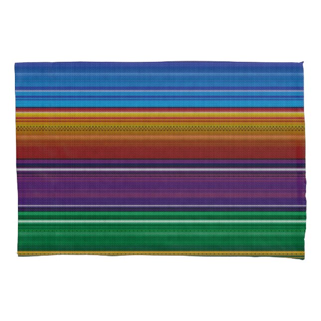 Mexikanisches serape #3 kissenbezug (Vorderseite)