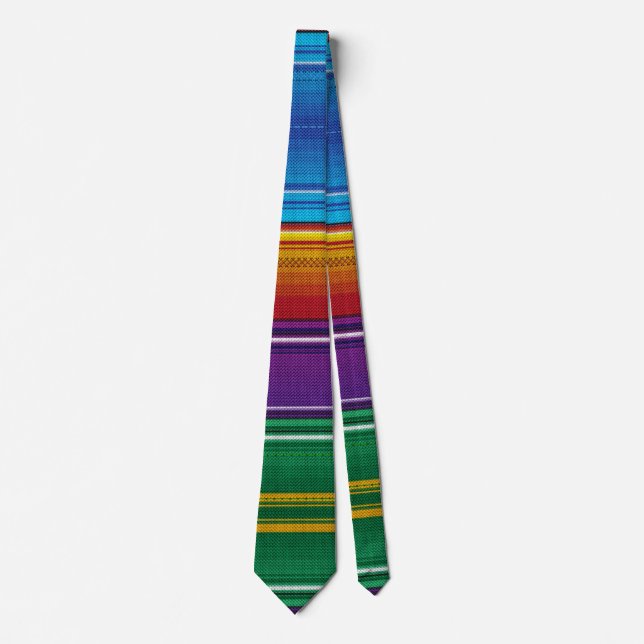 Mexikanisches serape #3 krawatte (Vorderseite)