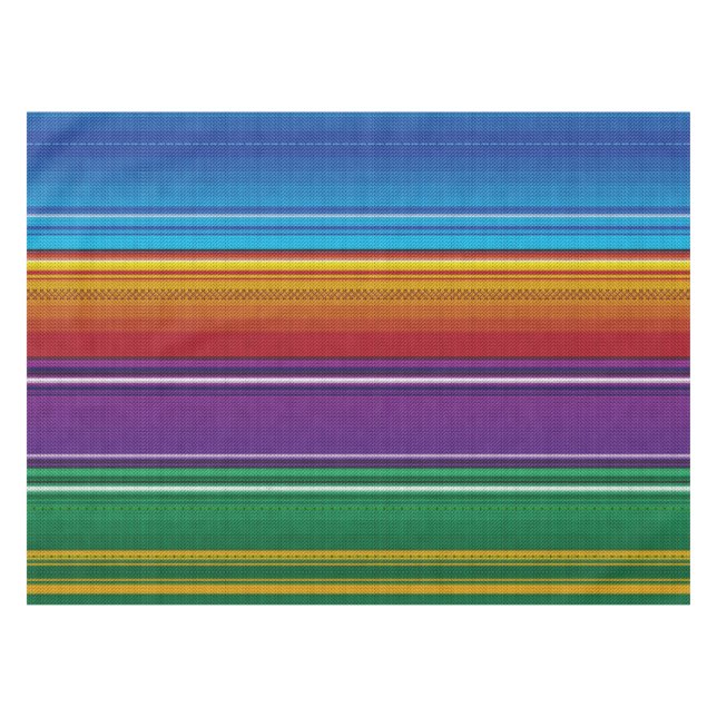 Mexikanisches serape #3 tischdecke (Vorderseite (Horizontal))