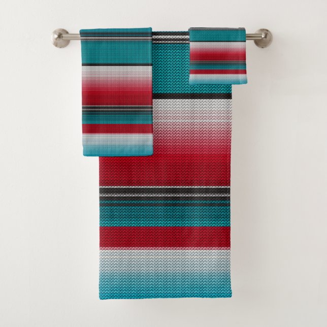 Mexikanisches serape #5 badhandtuch set (Insitu)