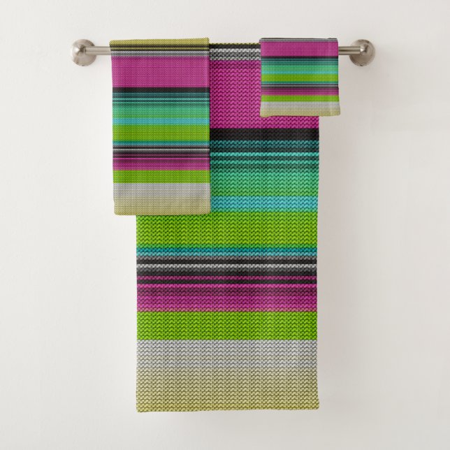 Mexikanisches serape #9 badhandtuch set (Insitu)