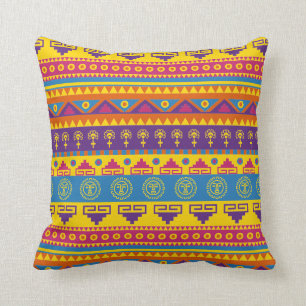 Mexikanisches Stammes- Artkissen Kissen