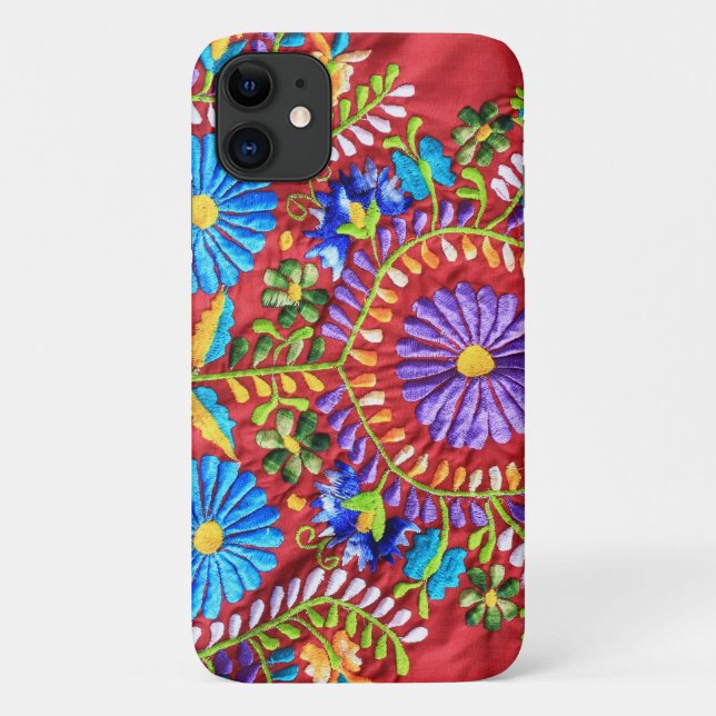 mexikanisches Stickereidesign Case-Mate iPhone Hülle (Rückseite)