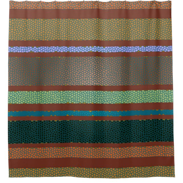 mexikanisches Süd-Western-Muster Duschvorhang (Vorderseite)